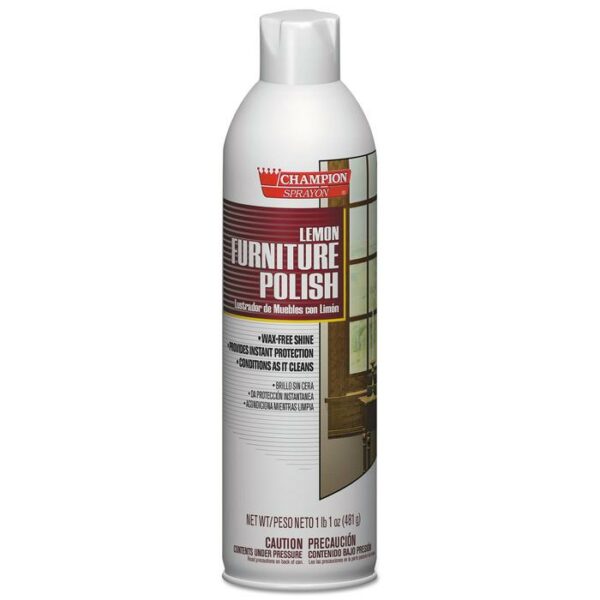Champion Spray On Lemon Furniture Polish 17oz