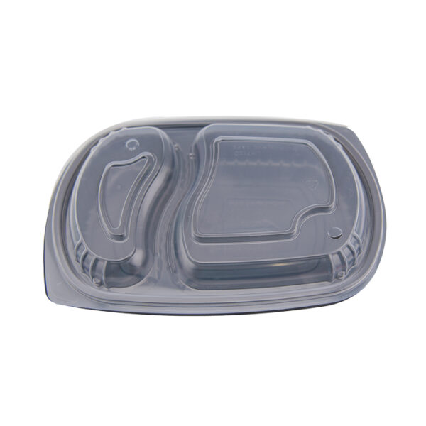 Microraves 2-Compartiment Platter With Dome Lid