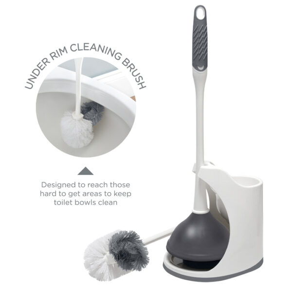 2-1 Plunger & Bowl Brush Caddy Set