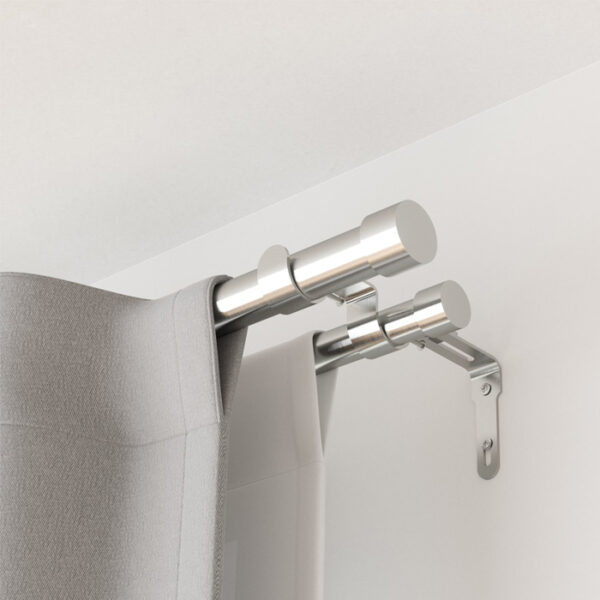Cappa Curtain Rood 66-120" Nickel