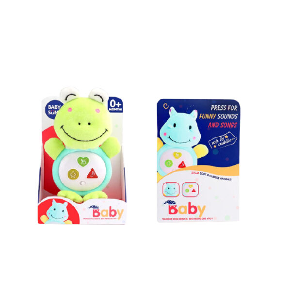 Soft & Cuddle Frog With Light & Music