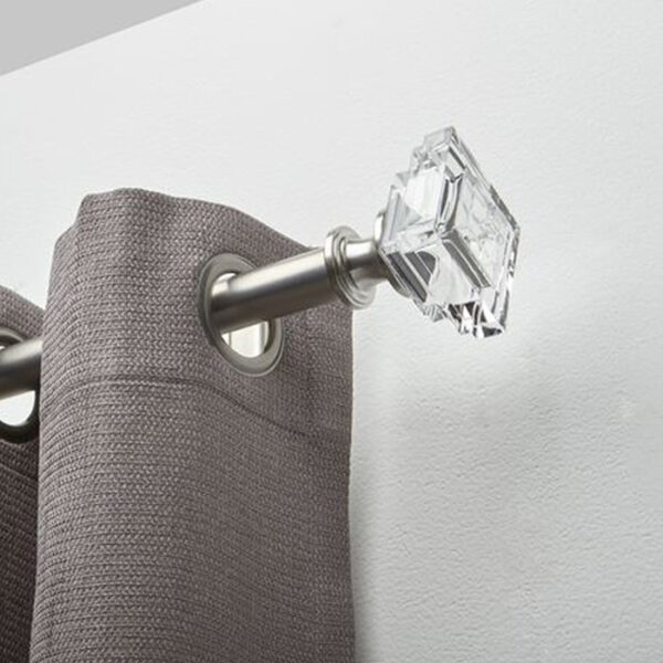 Acrylic Square 1 Rod 36-66" Nickel & Steel