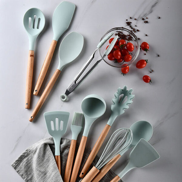 Silicone Utensil  Set 12 Pieces Assorted Color