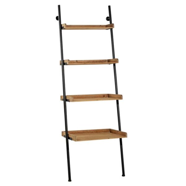 Wood And Metal Shelves 24"W,72"H