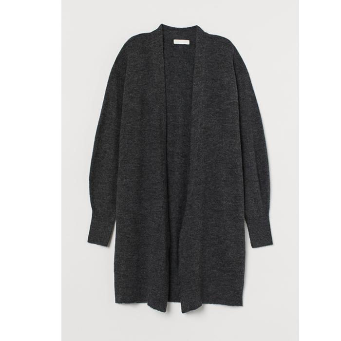 Small Black Long Cardigan Maison Handal