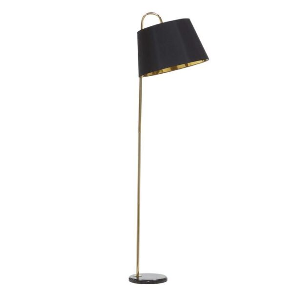 Metal Marble Floor Lamp 16"W,60"H
