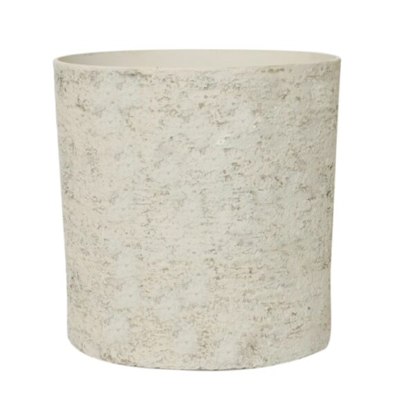 Large Jasper Planter White 43x43x43