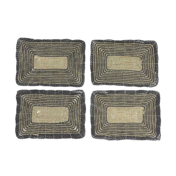 Beaming Grass Placemat Set Of 4 20" W Rectangular
