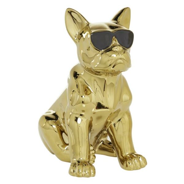 Ceramic French Bulldog 7"W,12"H