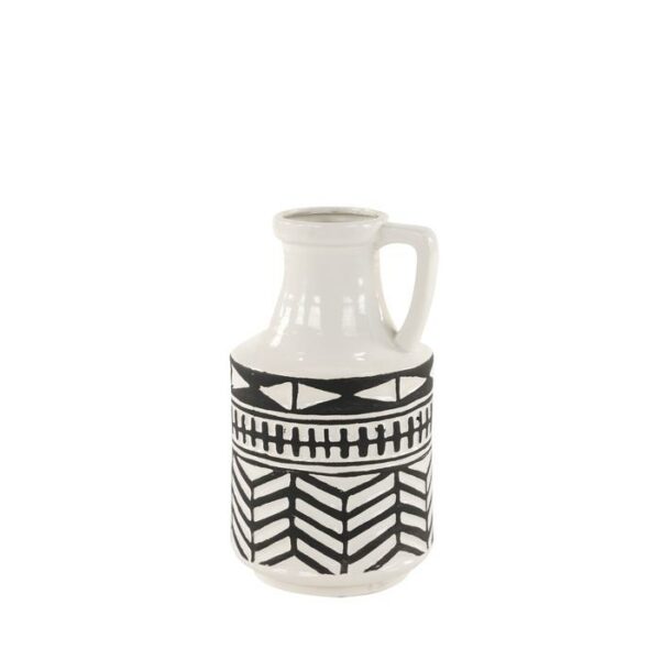 Stoneware Ceramic Vase 8"W,13"H