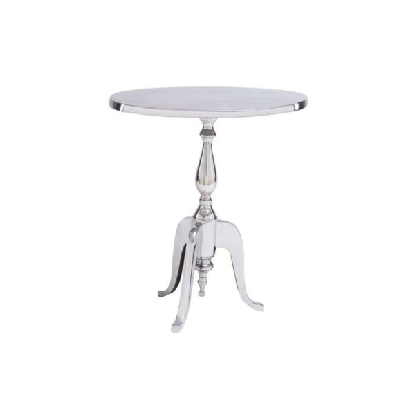 Alumunium Oval Accent Table 22"H,19"H