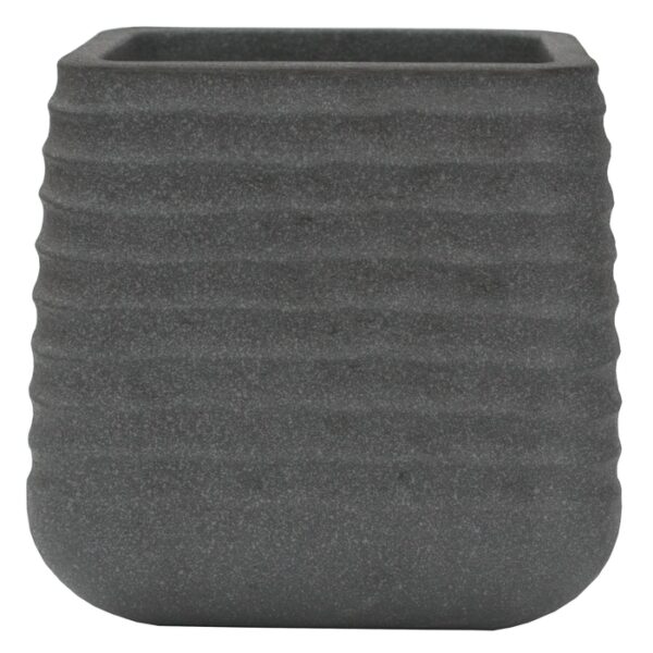 Large Jason Planter Grey Artisan 50.5x50.5x49