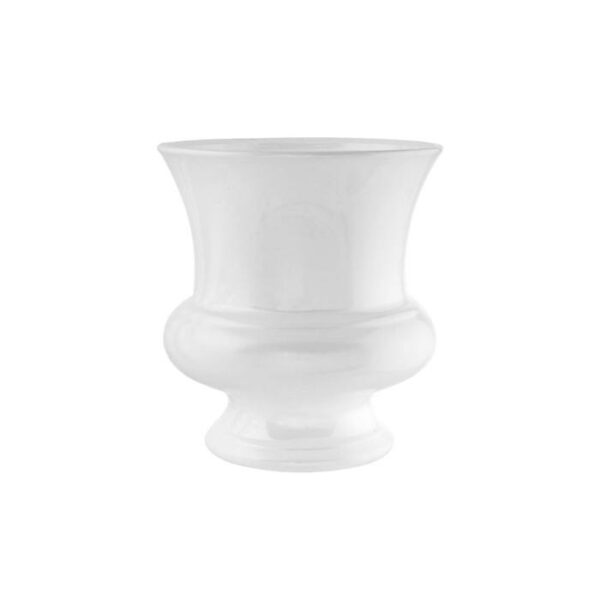 7 3/4" Designer Urn-White