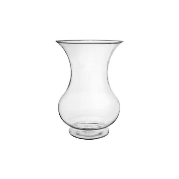 8 1/2" Pedestal Vase-Crystal