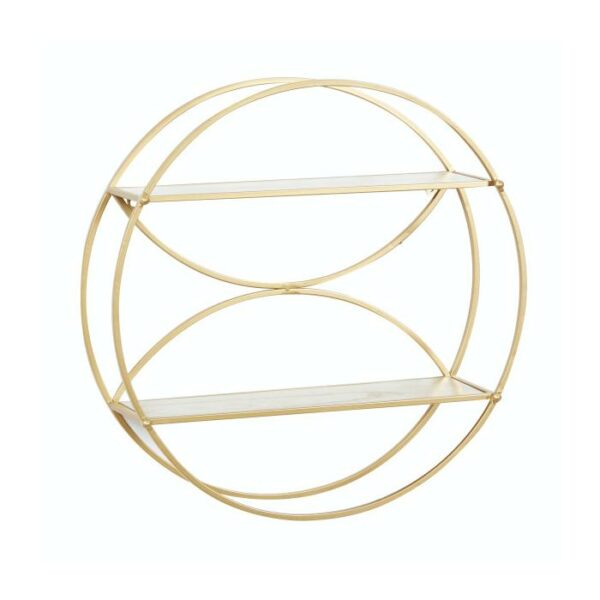 Metal Wood Wall Shelf