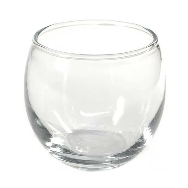 Roly Poly Votive Holder-Crystal