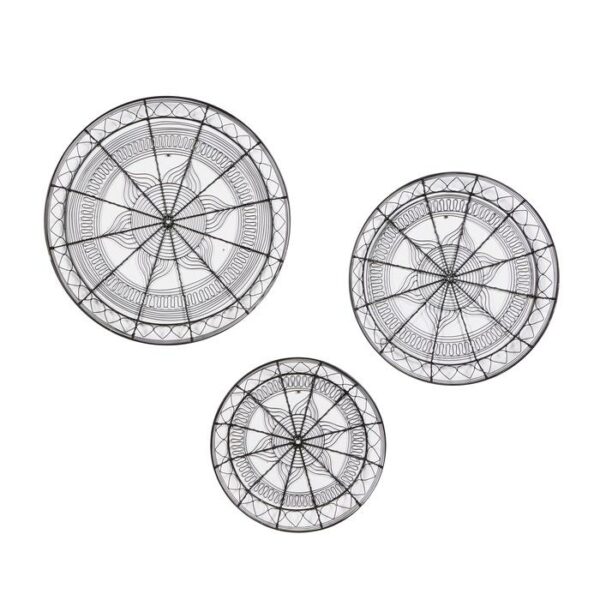 Decorative Wired Basket Large Set Of 3