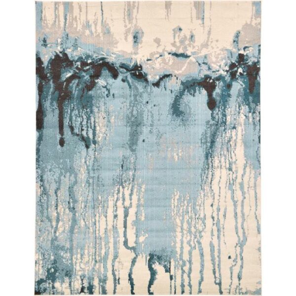 Sebastia Estrella Rug Light Blue 9X12 Rectangular