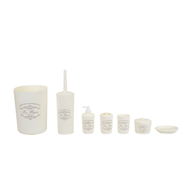 7 Pieces Bath Accessory Set Paris B