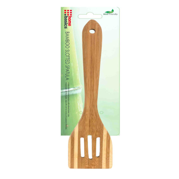 Two-Tone Bamboo Slotted Spatula