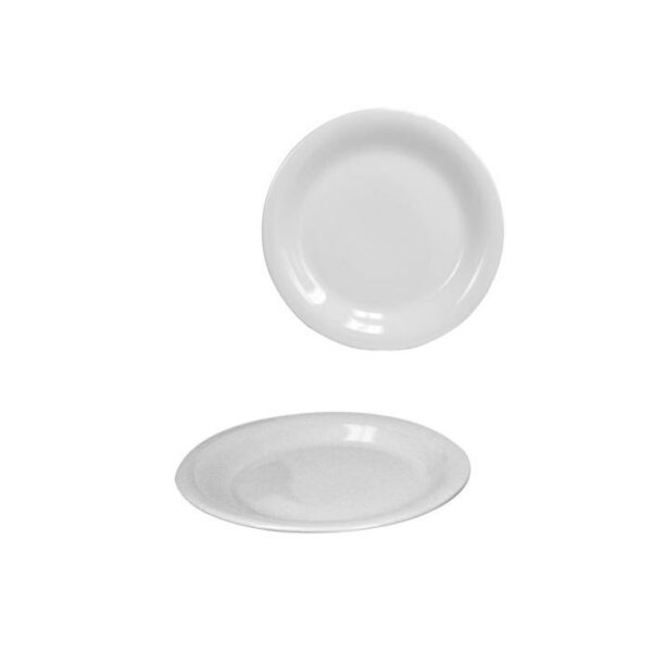 10.5" Ceramic Dinner Plate White