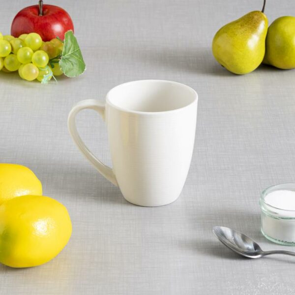 14 Oz Ceramic Mug Embossed Thread
