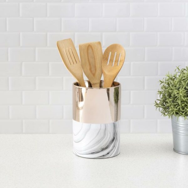 Ustensil Crock Athena Gold / Marble
