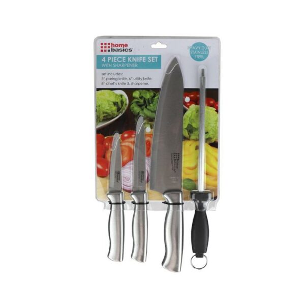 4 Pieces Heavy Duty Knife Set