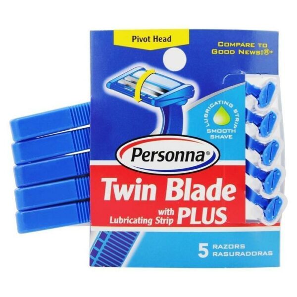 Personna Razors 5 Pieces Twin Blade