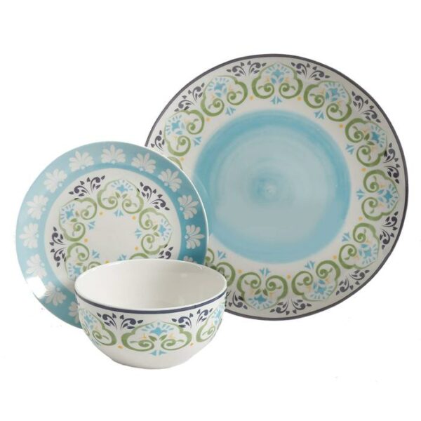 Gibson Atlantis 12 Pieces Ceramic Dinnerware Set