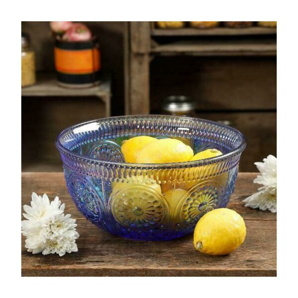 Luster Glaze Pearlized Srving Bowl 9.25"