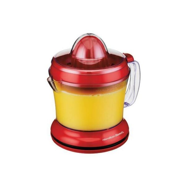 Hamilton Beach 34 Oz Electric Citrus Juicer Red