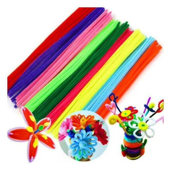 Pipe Cleaners Glamour Mix 6mm x 30cm 100 Pack