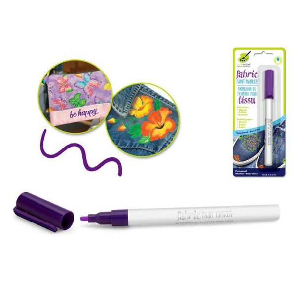 Fabric Paint Purple Pizzazz Marker Permanent 3 ml