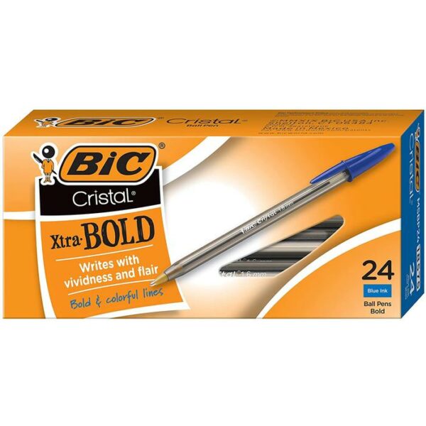 Bic Cristal Blue 24 Count
