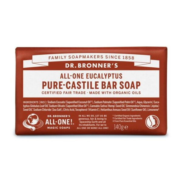 Dr. Bronne's Bar Soap Og3 Eucalyptus Hemp