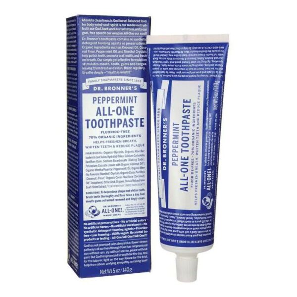 Dr.Bronner's Toothpaste All-One Peppermint 5 Oz