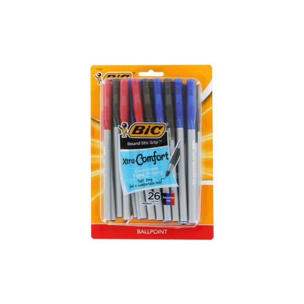 Bic Round Stick Pen 26 Pack Assorted