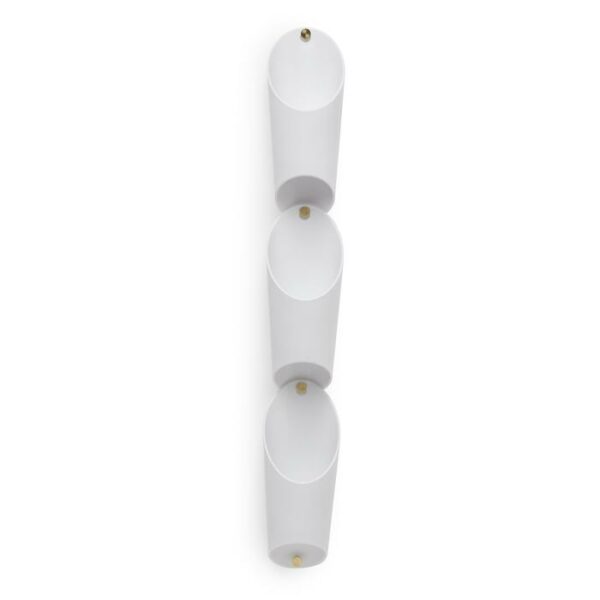 Floralink Wall Vessel White