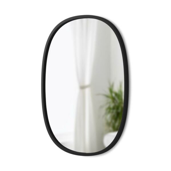 Hub Mirror Oval 18x24 Black