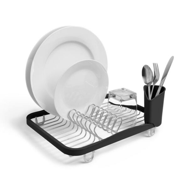 Sinkin Dish Rack Smoke/Nickel