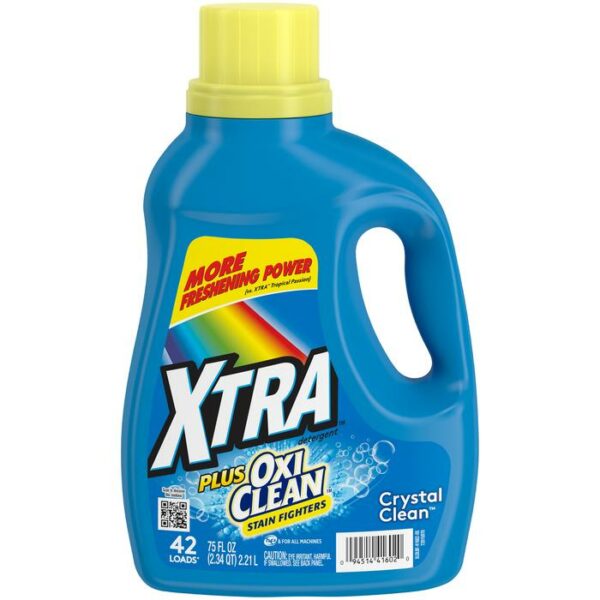 Xtra Plus Oxi Clean Laundry Detergent 75 Oz