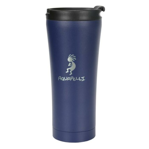 Aquapelli Travel Mug Blueprint Blue 16 Oz