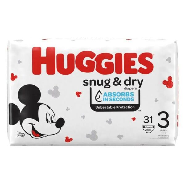 Huggies Snug & Dry Diapers 31 Count #3