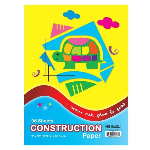 9"x12" Construction Paper 48 Count