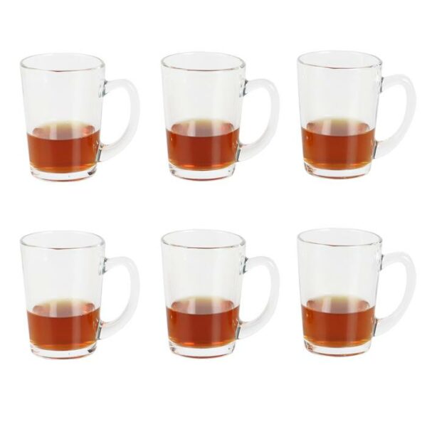 Collins 6 Pack 10Oz Glass Mug Set