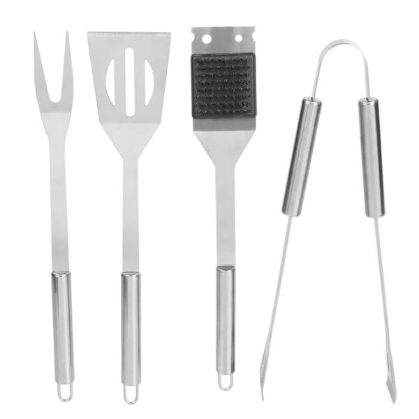 Stainless Steel 4 Piece BBQ Tools Set