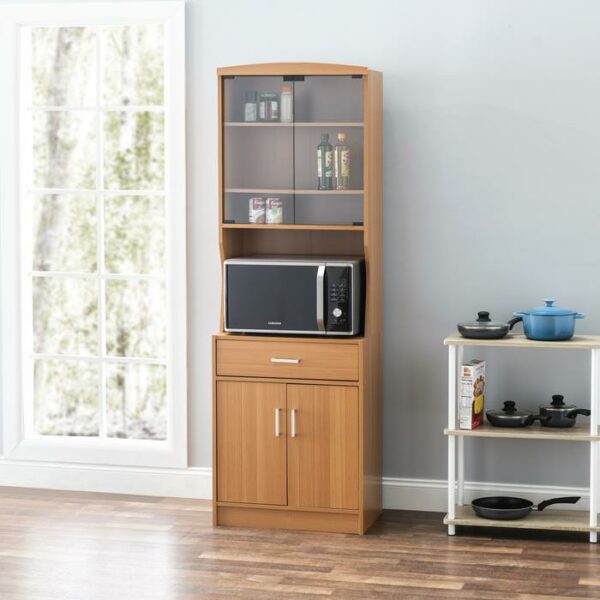 Microwave Cart Large Natural