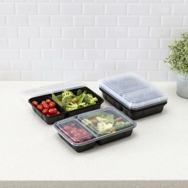 10 Piece Meal Prep Set With 2 Section