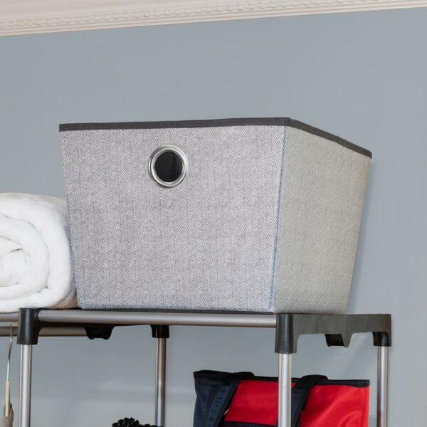 Storage Bin Large Herringbone
